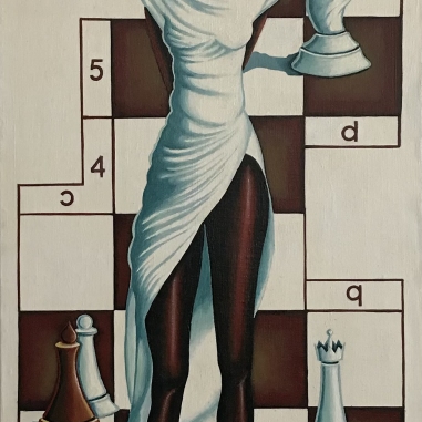 Painting for sale online - Black and White Game