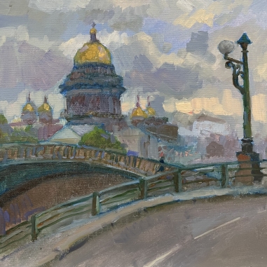 Painting for sale online - Unsteady skies of St.Petersburg