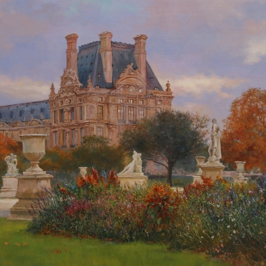 Painting for sale online - Tuileries Garden