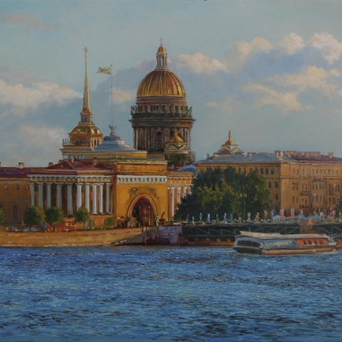 Painting for sale online - View of St Isaac's Cathedral