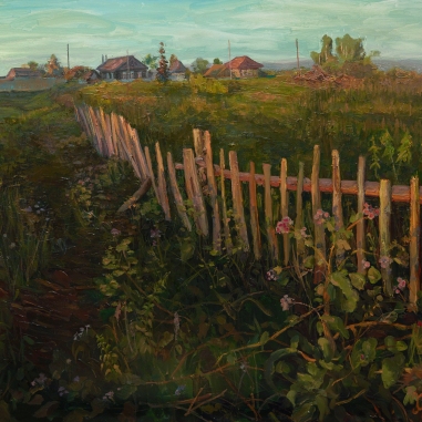 Painting for sale online - Bashkortostan. The vastness of the native land - Vegetable gardens