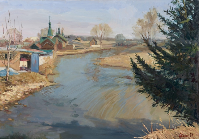 Painting for sale online - Spring in Diveevo