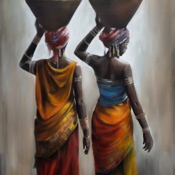 Painting for sale online - African Grace