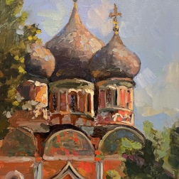Painting for sale online - Church of the Intercession of the Virgin in Izmailovo
