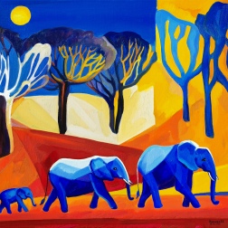 Painting for sale online - Happy together