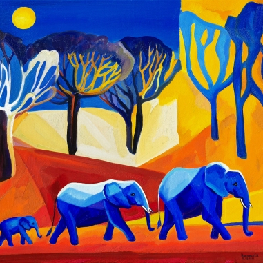 Painting for sale online - Happy together