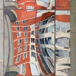 Painting for sale online - Reflection. New Moscow Painting