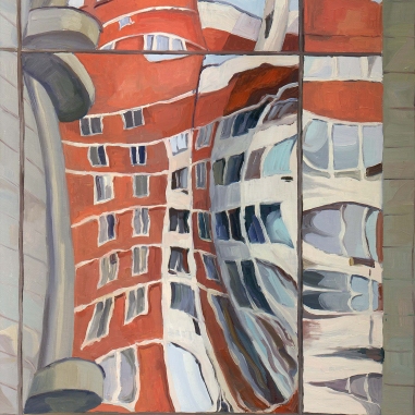 Painting for sale online - Reflection. New Moscow Painting