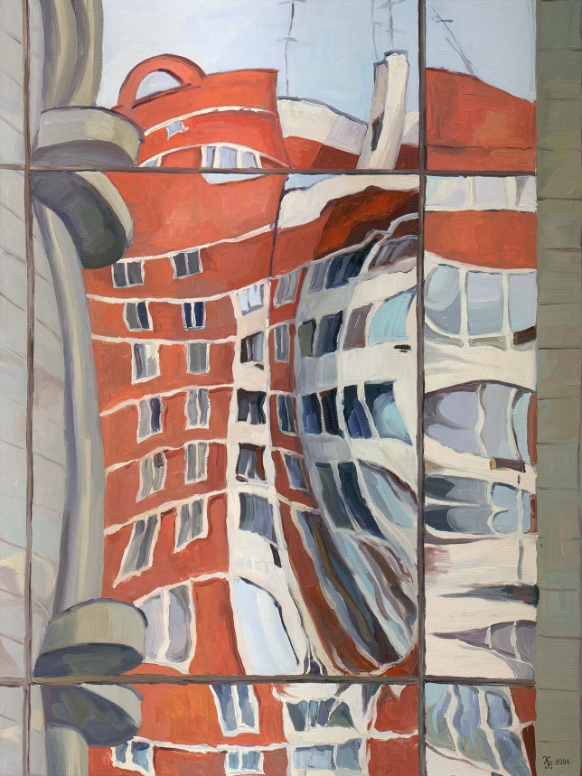Painting for sale online - Reflection. New Moscow Painting