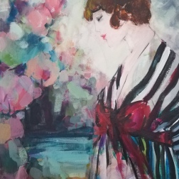 Painting for sale online - Ночь Нежна из серии Музы Арт Деко