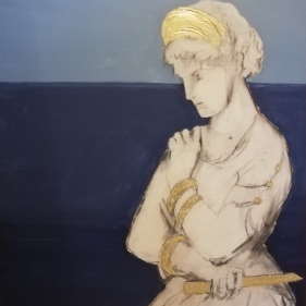 Painting for sale online - Medea from a triptych Golden Fleece (right side)