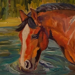 Painting for sale online - Thirsty