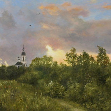 Painting for sale online - Under the evening sky