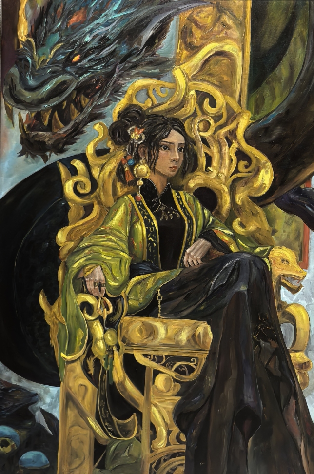 Painting for sale online - Indomitable