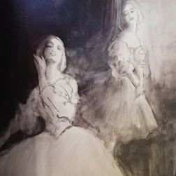 Painting for sale online - Ballet left part of the diptych