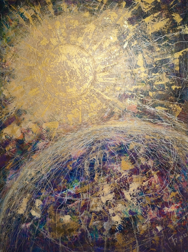 Painting for sale online - A STAR CALLED THE SUN