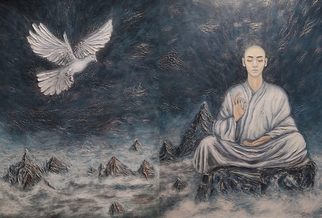 Painting for sale online - THE HOUR OF THE DRAGON