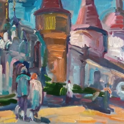 Painting for sale online - Series Passion for the Borisoglebsky Monastery. Frozen Dream