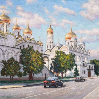 Painting for sale online - Walking tour of the Kremlin