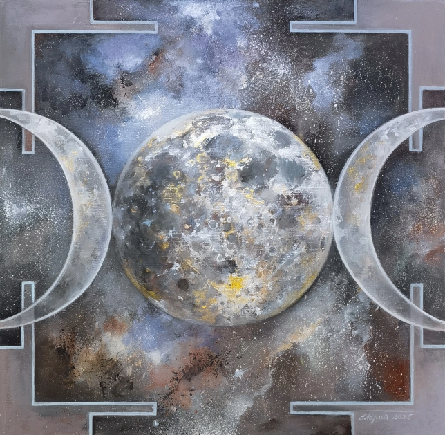 Painting for sale online - Symbol of the Triple Moon