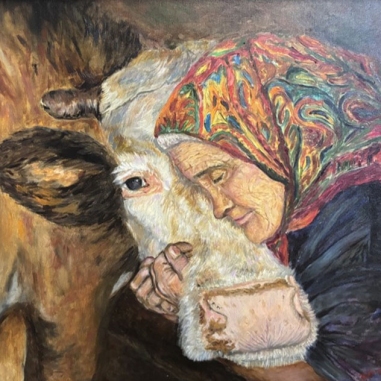 Painting for sale online - Two hearts