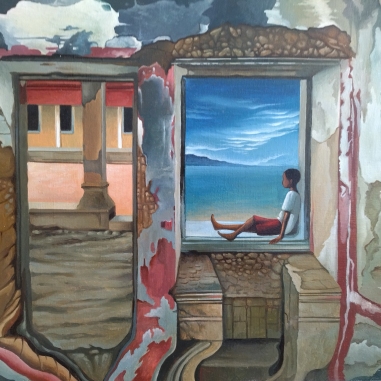Painting for sale online - Remembering the future