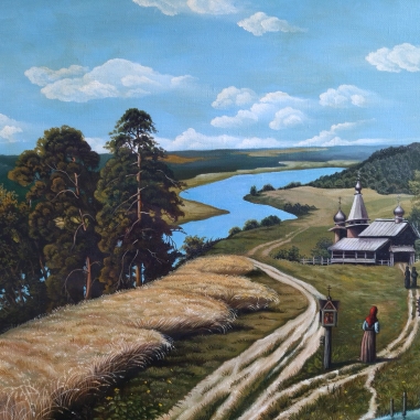 Painting for sale online - At a prayer service