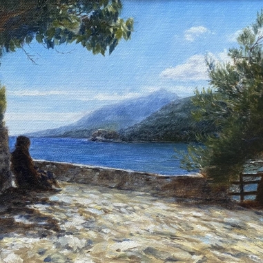 Painting for sale online - Away from the hustle and bustle