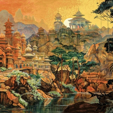 Painting for sale online - The Lost City (tapestry)