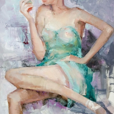 Painting for sale online - A pause of silence