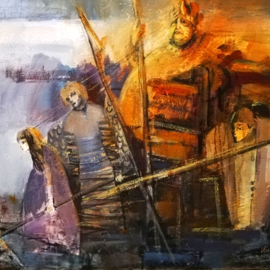 Painting for sale online - Golden calf