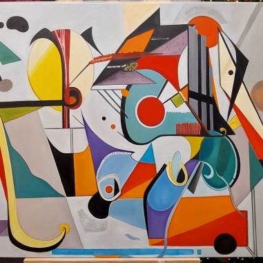 Painting for sale online - The rhythm of color