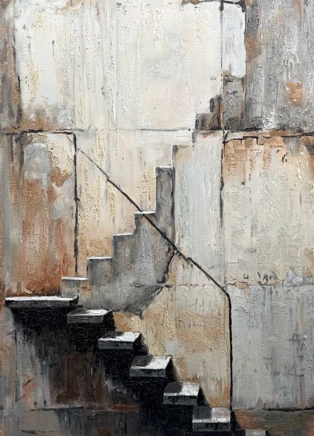 Painting for sale online - The Steps of Inspiration