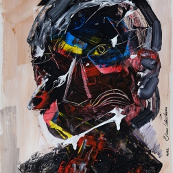 Painting for sale online - The face of the megapolis