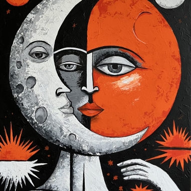 Painting for sale online - Moon 3