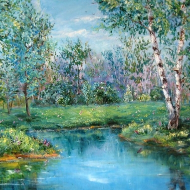 Painting for sale online - Sweet trepidation of summer