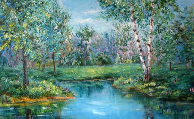Painting for sale online - Sweet trepidation of summer