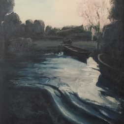 Painting for sale online - Twilight. Vilkovo.