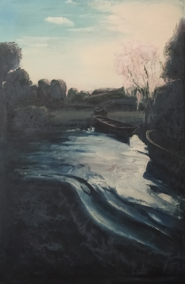 Painting for sale online - Twilight. Vilkovo.