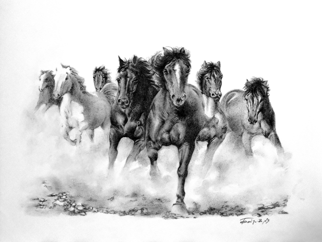 Painting for sale online - Free Wind