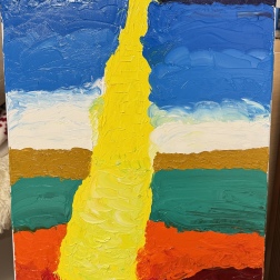 Painting for sale online - “Path of light”