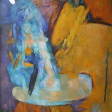 Painting for sale online - Blue dancer