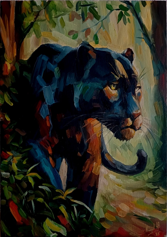Painting for sale online - Jaguar