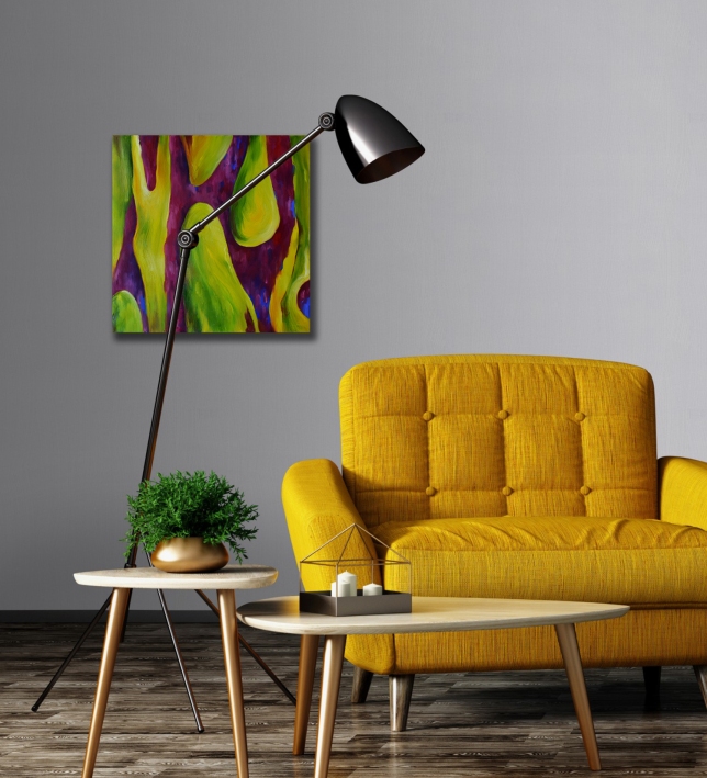 Painting for sale online - JAZZ IN THE STYLE OF LIME