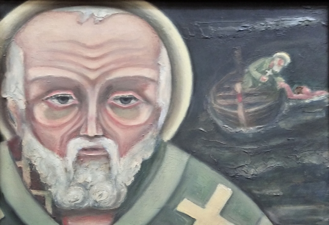 Painting for sale online - Nikola. Compassion.