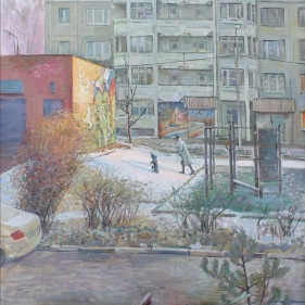 Painting for sale online - Baby. Thoughts about fathers who protect Russia