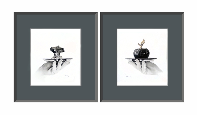 Painting for sale online - Favorable offer. Diptych. Fragment 1-2.