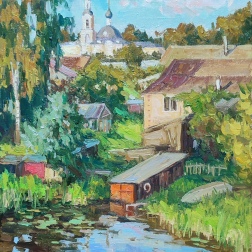 Painting for sale online - Summer evening