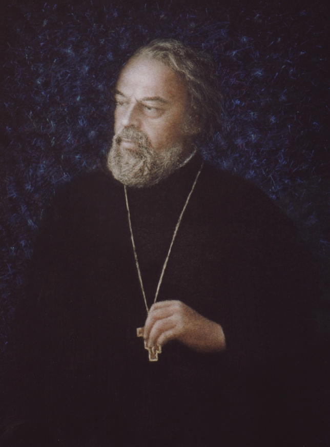 Painting for sale online - Dedication to archpriest Alexandr Men. 