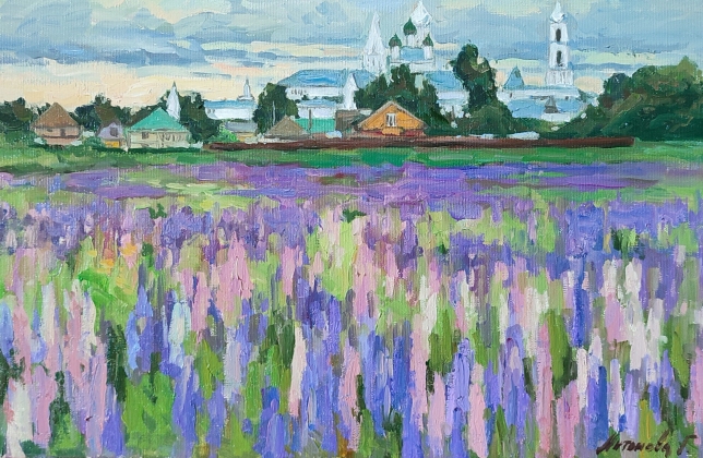 Painting for sale online - At the walls of the monastery